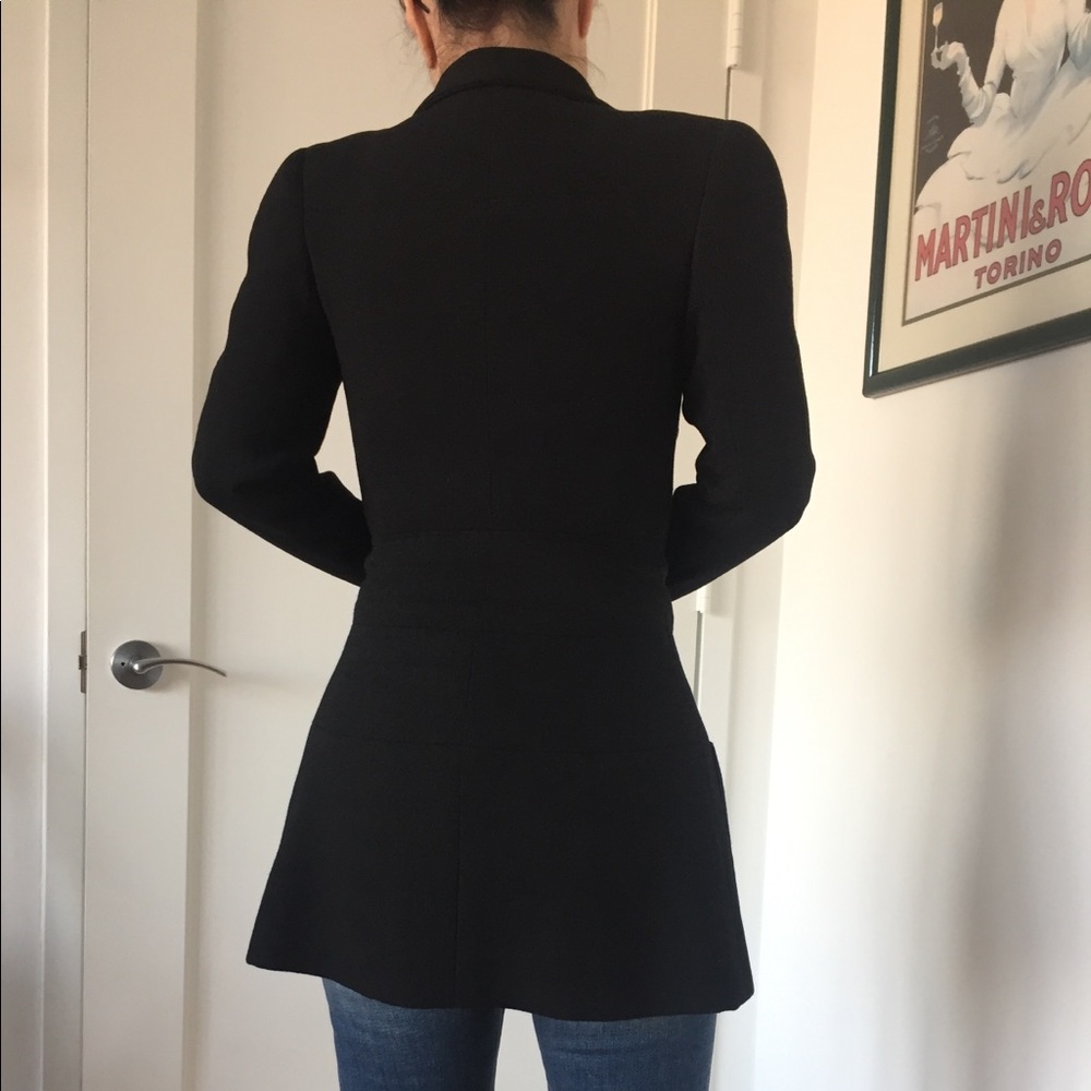 CHANEL Vintage Authentic Black Jacket Pearl Buttons - Picture 4 of 16